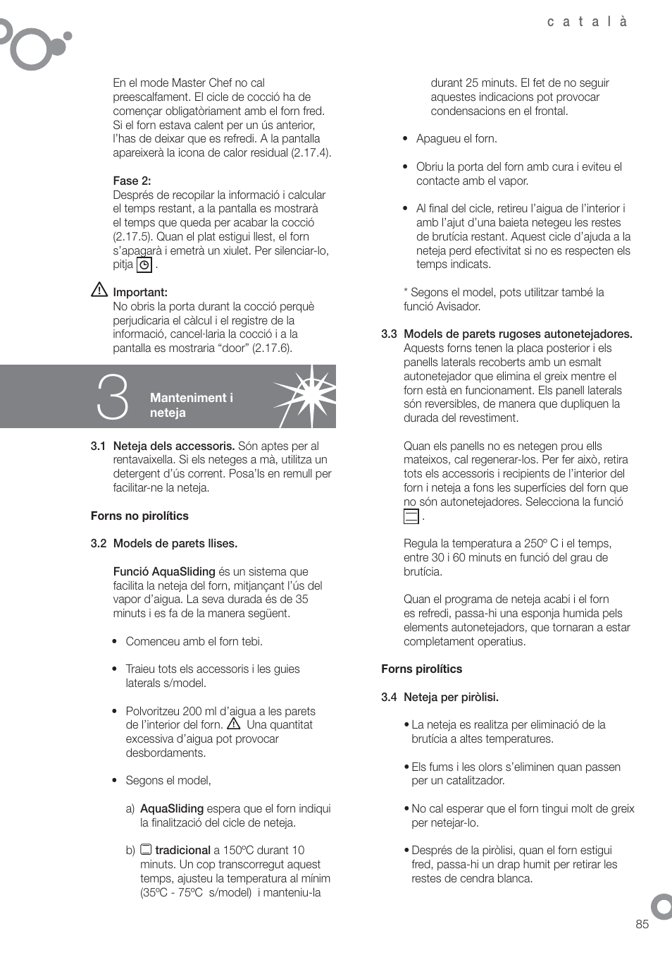 Fagor 6H-755CX User Manual | Page 87 / 114