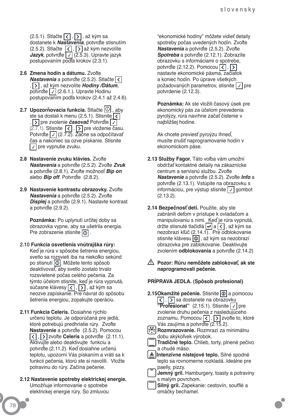 Fagor 6H-876ATCX User Manual | Page 80 / 86