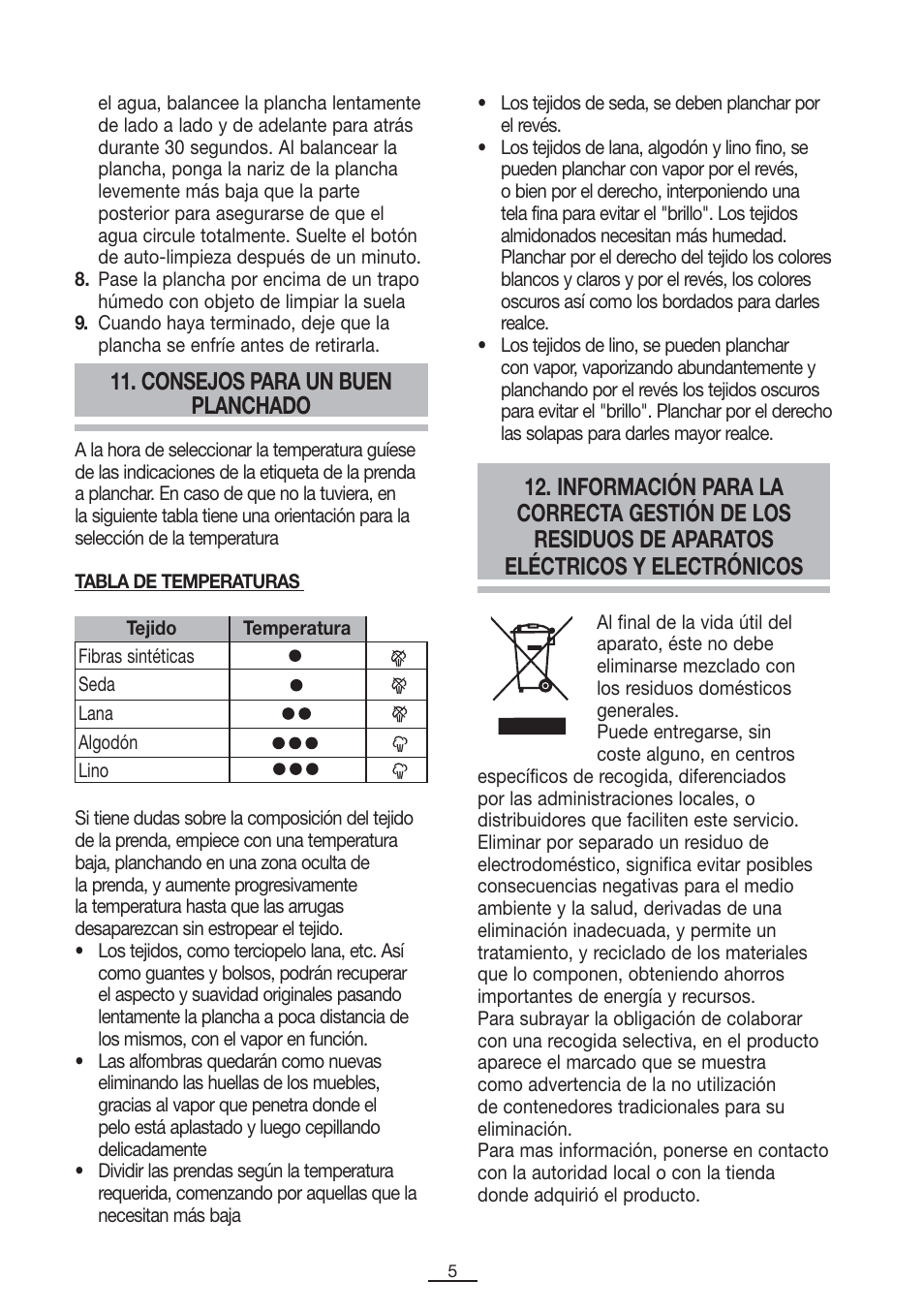 Fagor PL-2700 User Manual | Page 6 / 73