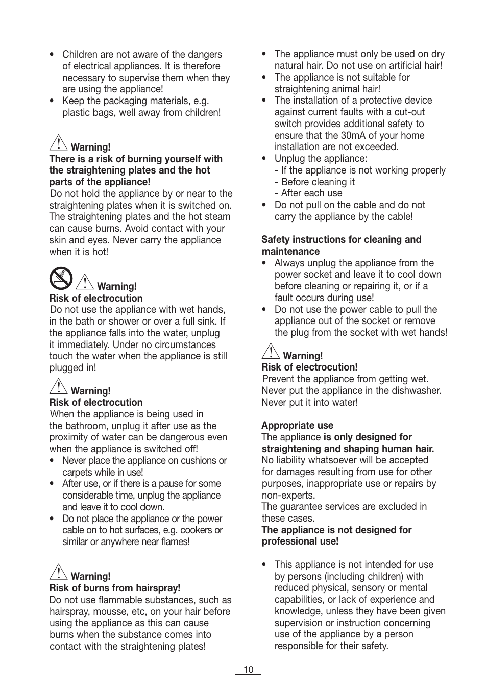 Fagor PP-100 User Manual | Page 11 / 46