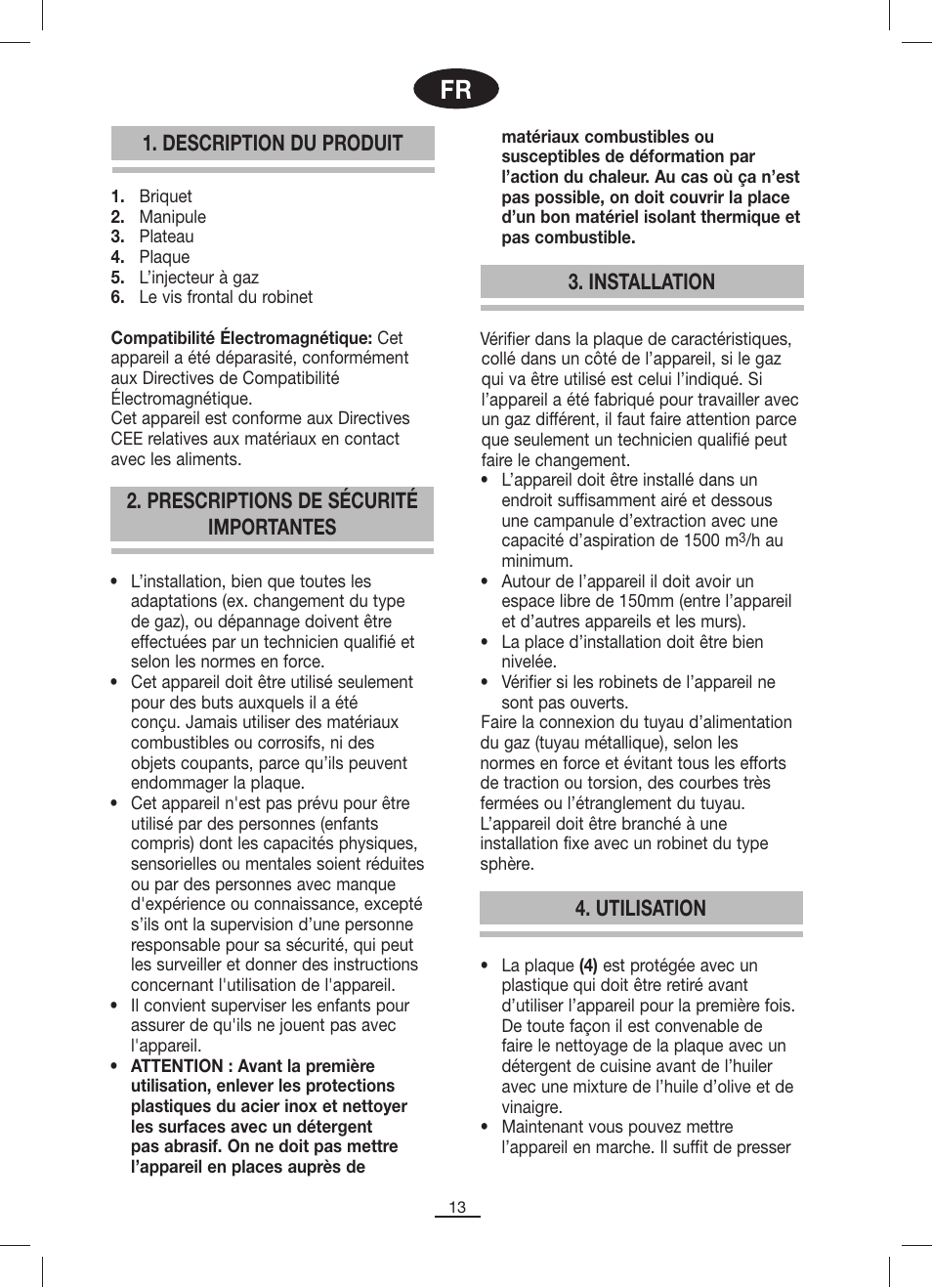 Fagor BBCP-801G User Manual | Page 14 / 18