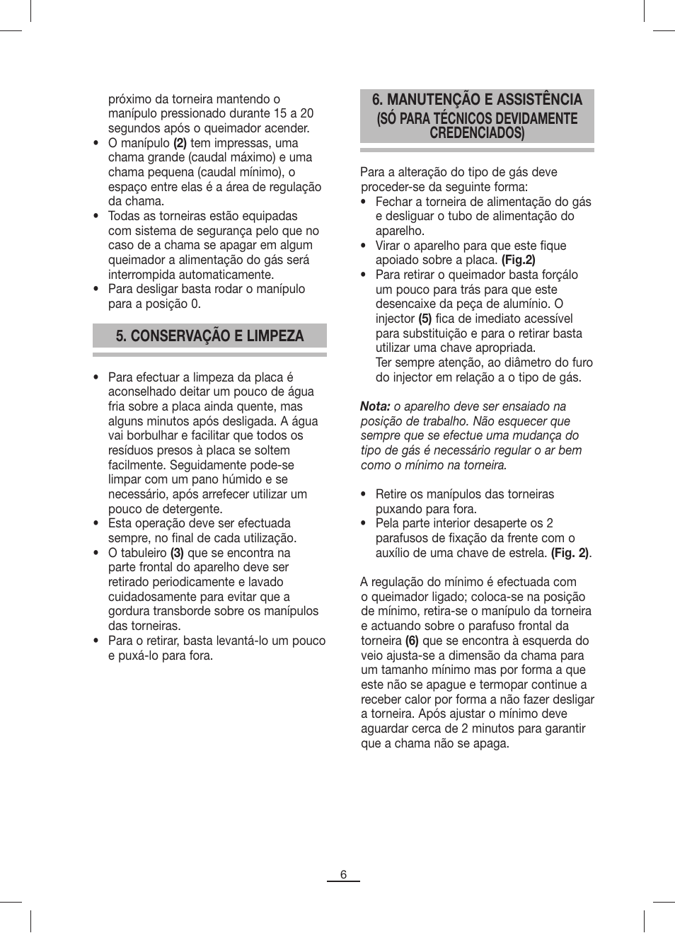Fagor BBCP-801G User Manual | Page 7 / 18