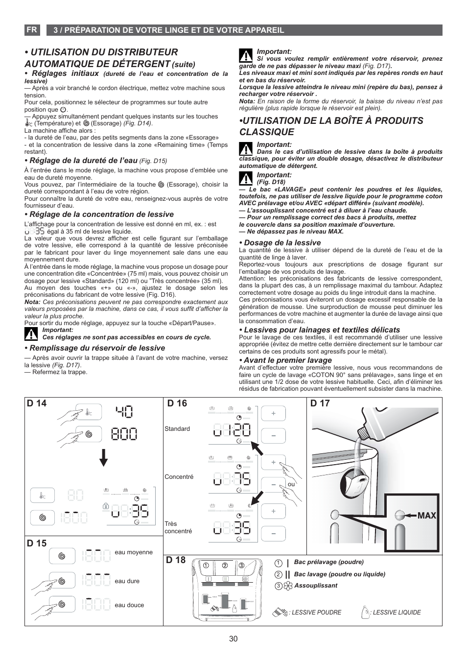 Utilisation de la boîte à produits classique | Fagor FET-6412D User Manual | Page 30 / 52