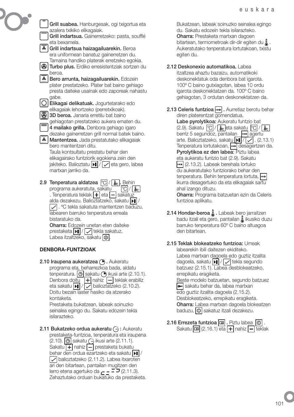 Fagor 6H-54X User Manual | Page 103 / 118