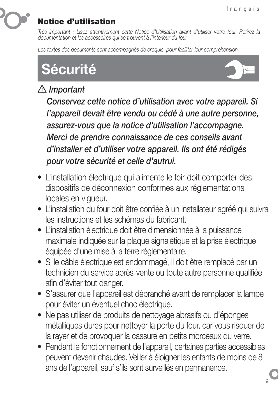 Sécurité | Fagor 6H-54X User Manual | Page 11 / 118