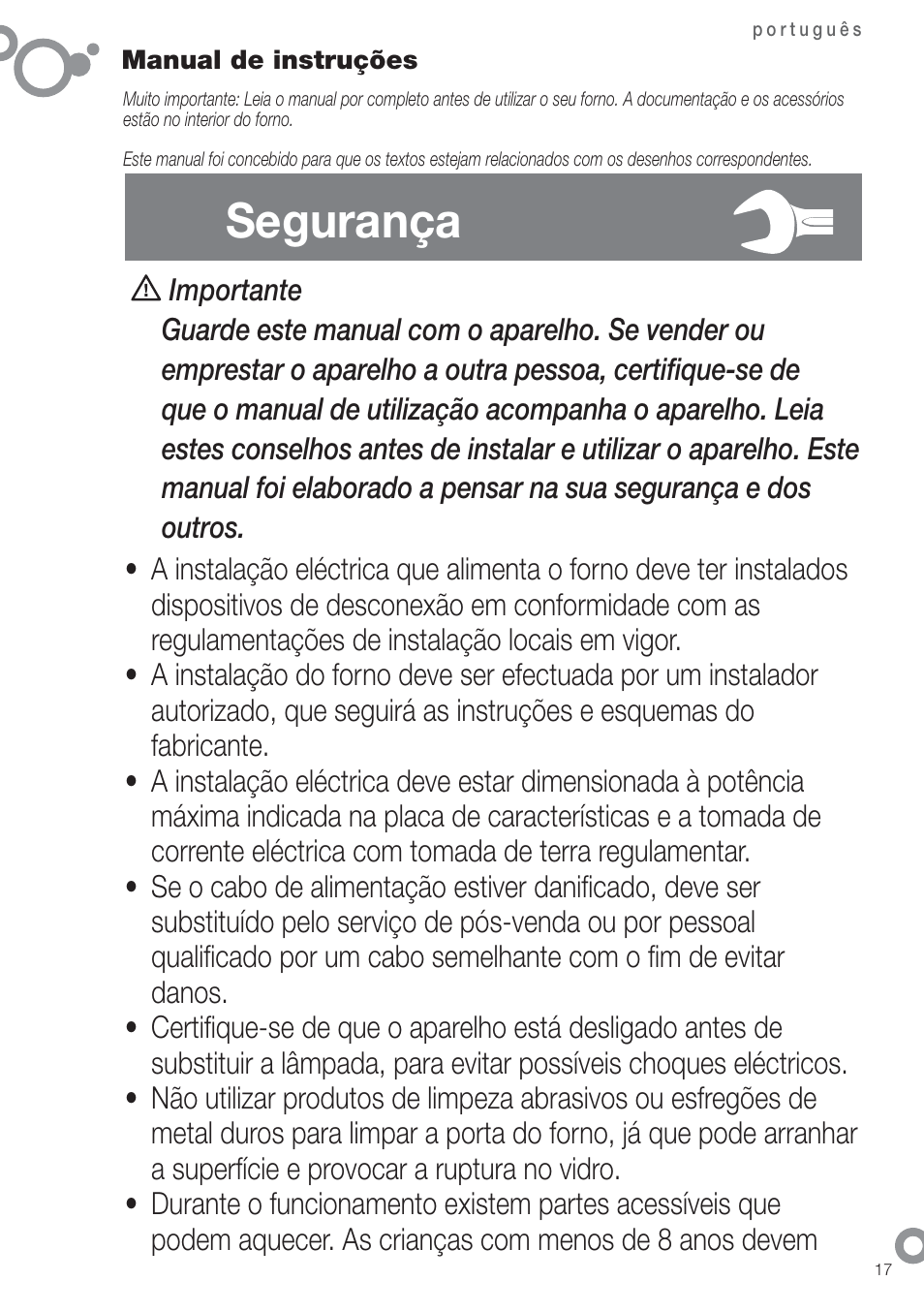 Segurança | Fagor 6H-54X User Manual | Page 19 / 118