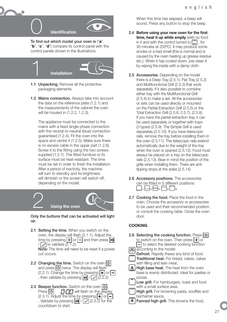 Fagor 6H-54X User Manual | Page 29 / 118