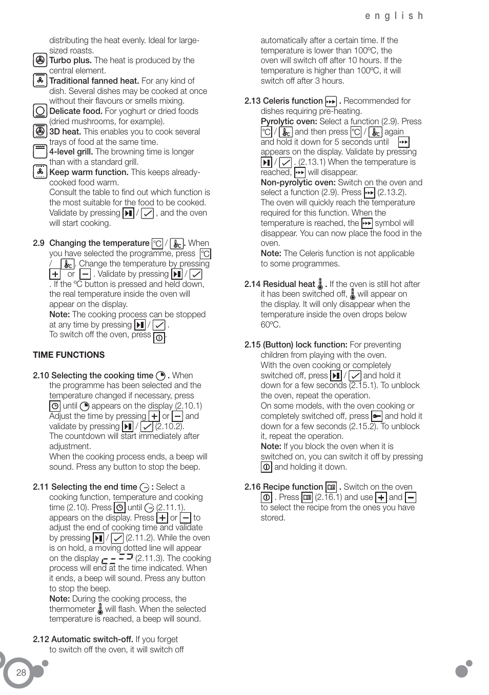 Fagor 6H-54X User Manual | Page 30 / 118