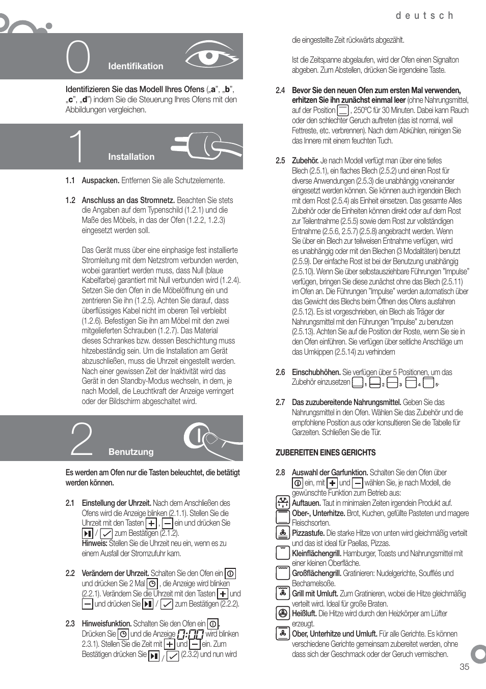 Fagor 6H-54X User Manual | Page 37 / 118