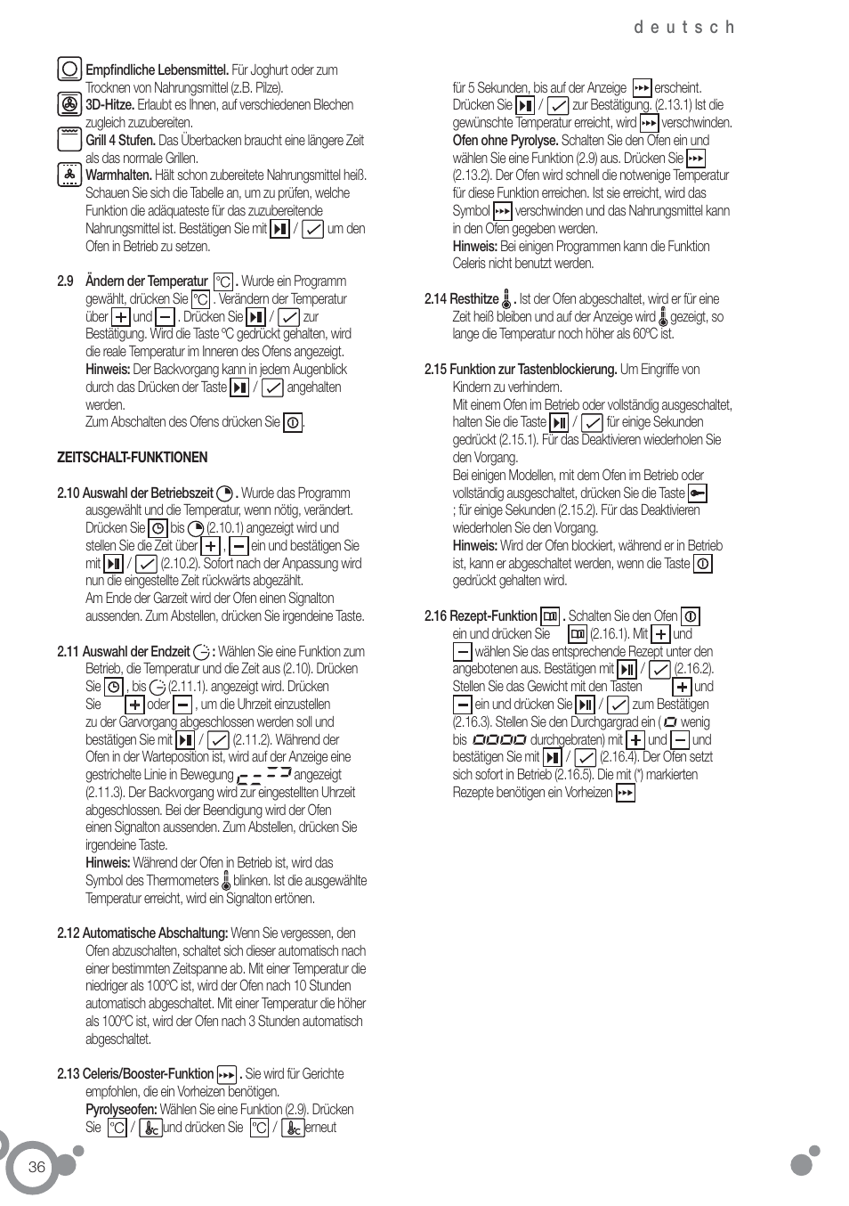 Fagor 6H-54X User Manual | Page 38 / 118