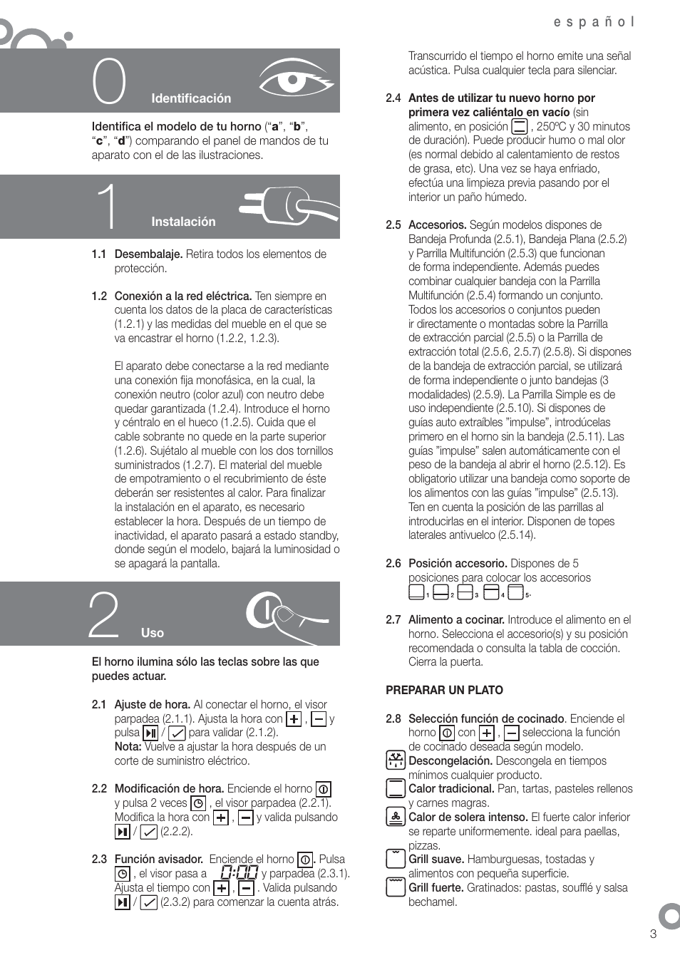 Fagor 6H-54X User Manual | Page 5 / 118