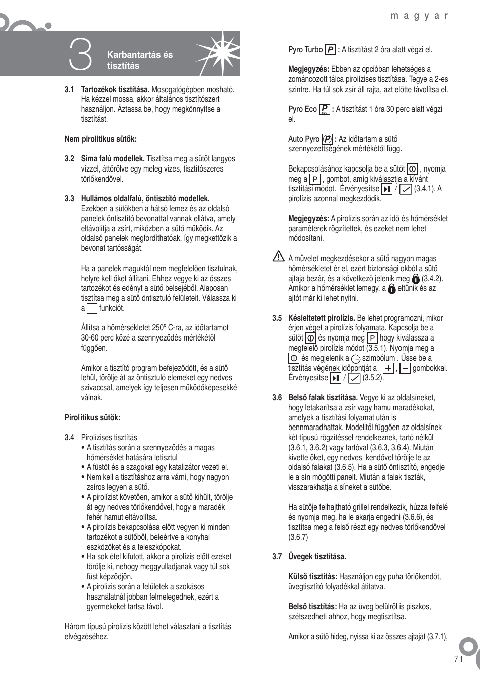 Fagor 6H-54X User Manual | Page 73 / 118