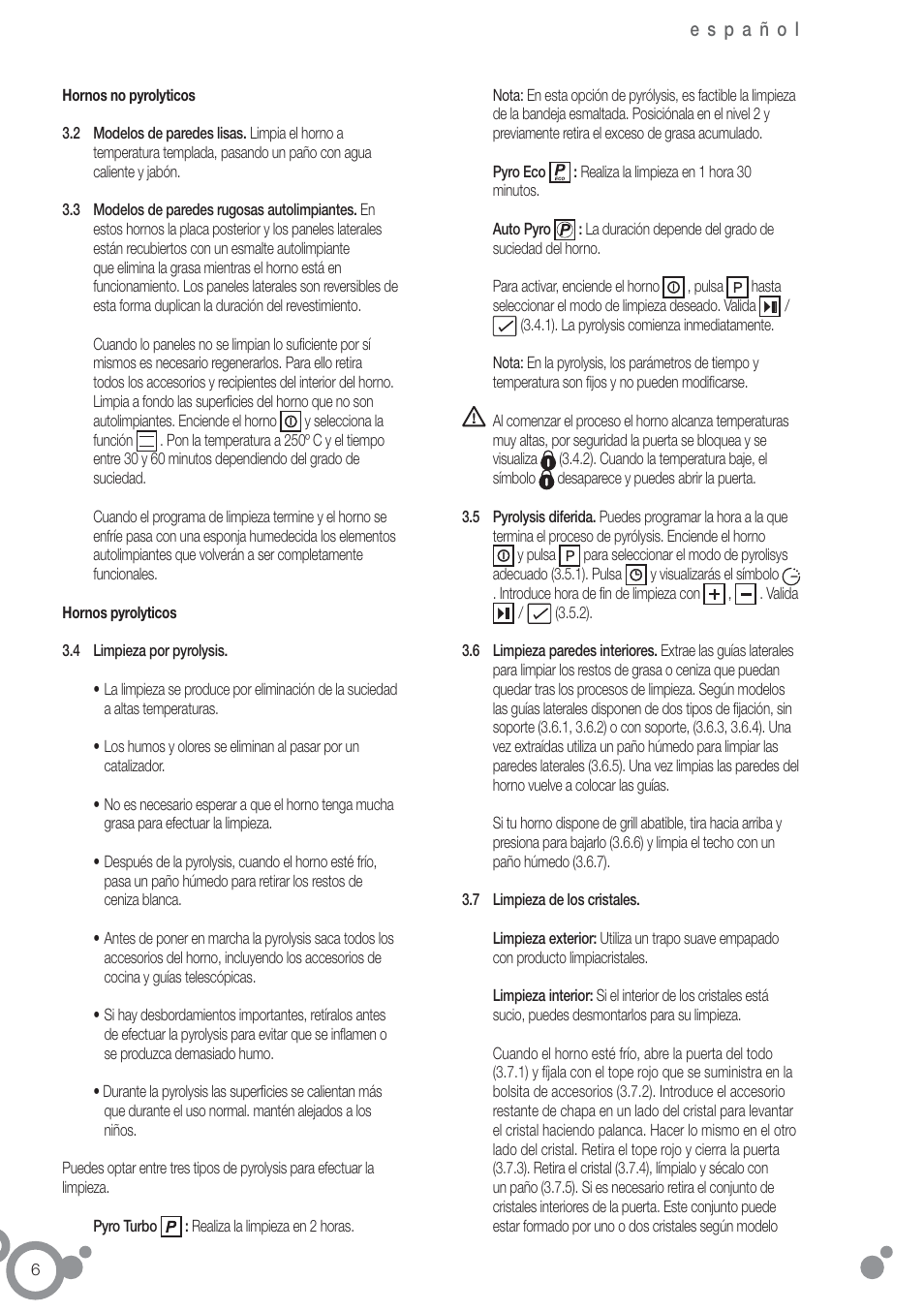 Fagor 6H-54X User Manual | Page 8 / 118