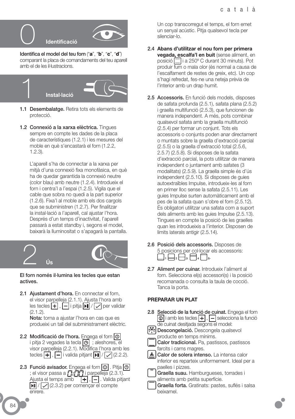 Fagor 6H-54X User Manual | Page 86 / 118