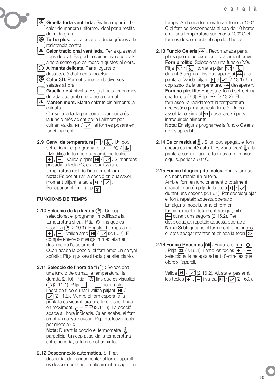 Fagor 6H-54X User Manual | Page 87 / 118