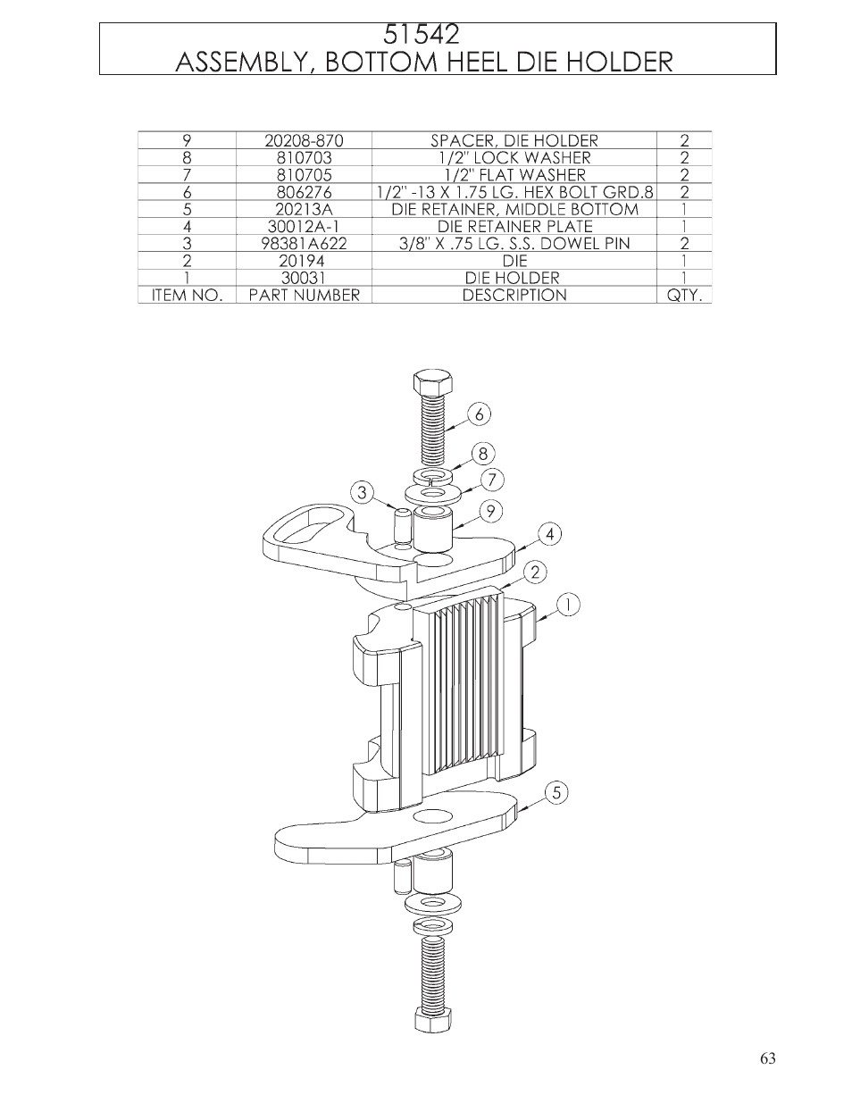 Hawk Industries T-Wrex Jr. Manual Serial Numbers 104 to 110 User Manual | Page 63 / 81