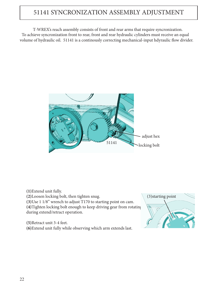 Hawk Industries T-Wrex Jr. Manual Serial Numbers 111 to 118 User Manual | Page 22 / 81