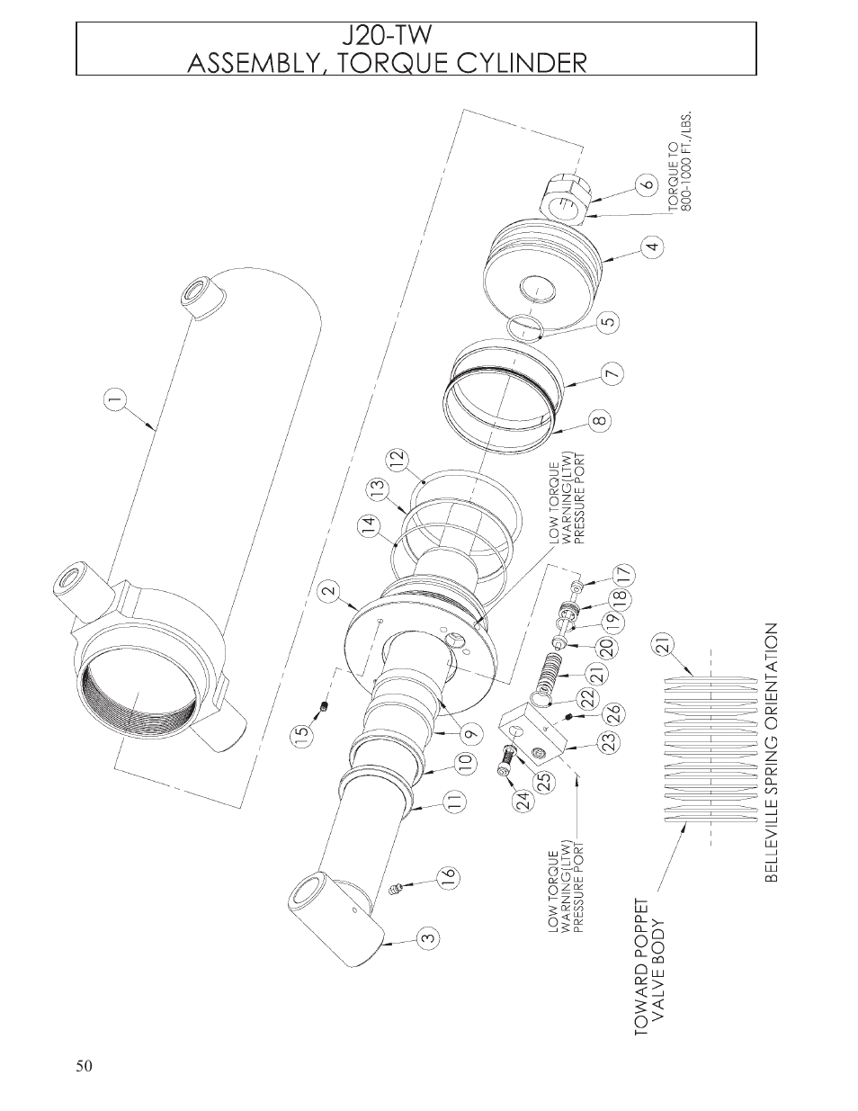 Hawk Industries T-Wrex Jr. Manual Serial Numbers 111 to 118 User Manual | Page 50 / 81