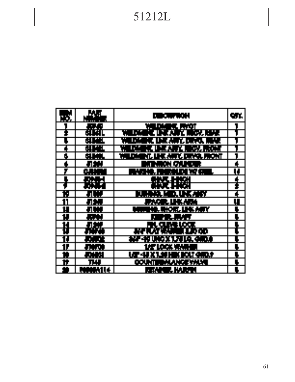 Hawk Industries T-Wrex Jr. Manual Serial Numbers 111 to 118 User Manual | Page 61 / 81