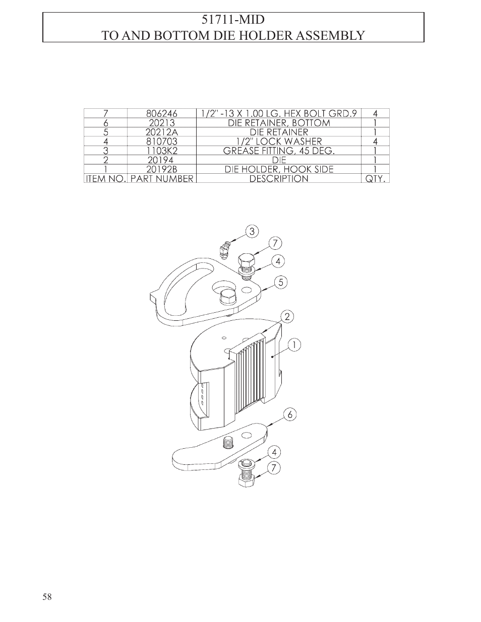 Hawk Industries T-Wrex Sr. Manual Serial Numbers 100 to 105 User Manual | Page 58 / 79