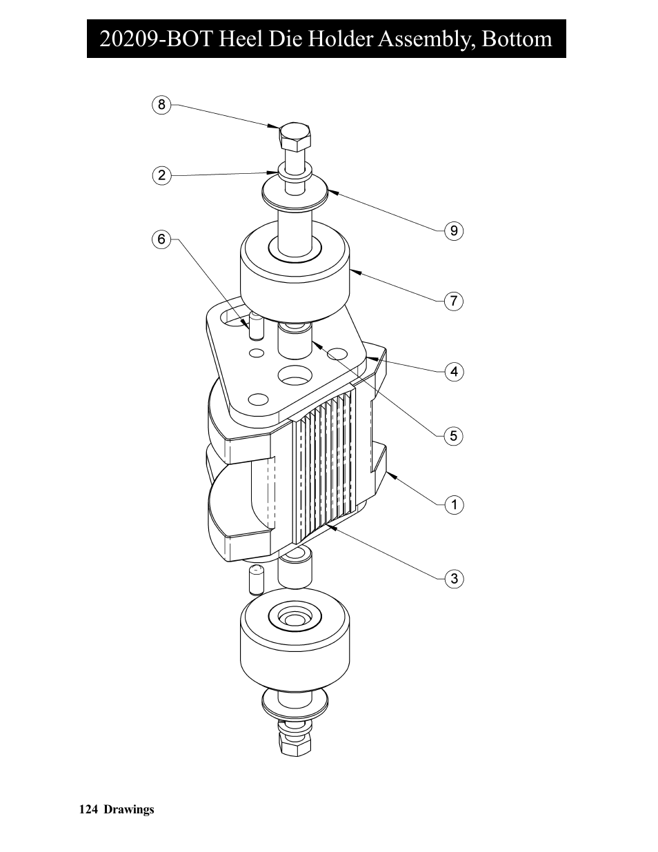 Hawk Industries Hawkjaw Sr. Manual 100K-2GSR Serial Numbers 101 to 120 User Manual | Page 124 / 165