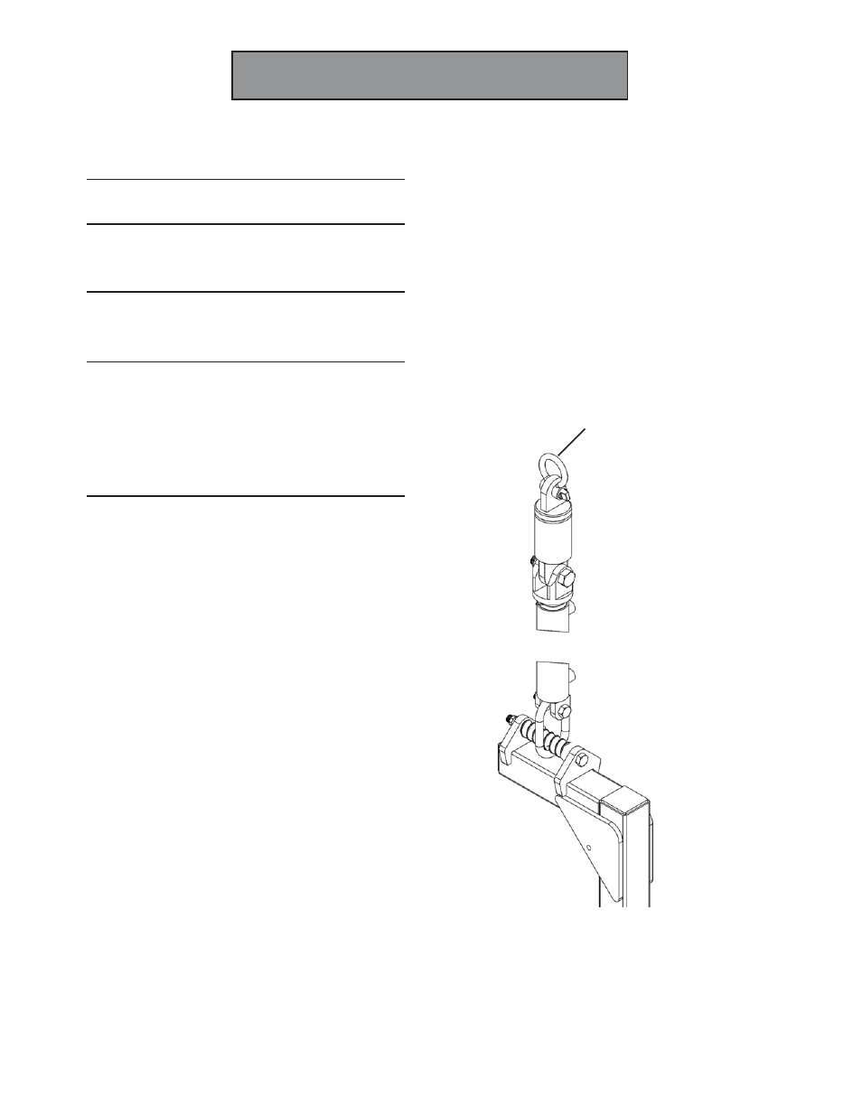 Hanging cable requirements | Hawk Industries Hawkjaw Sr. Manual 100K-2GSR Serial Numbers 121 to 140 User Manual | Page 11 / 192