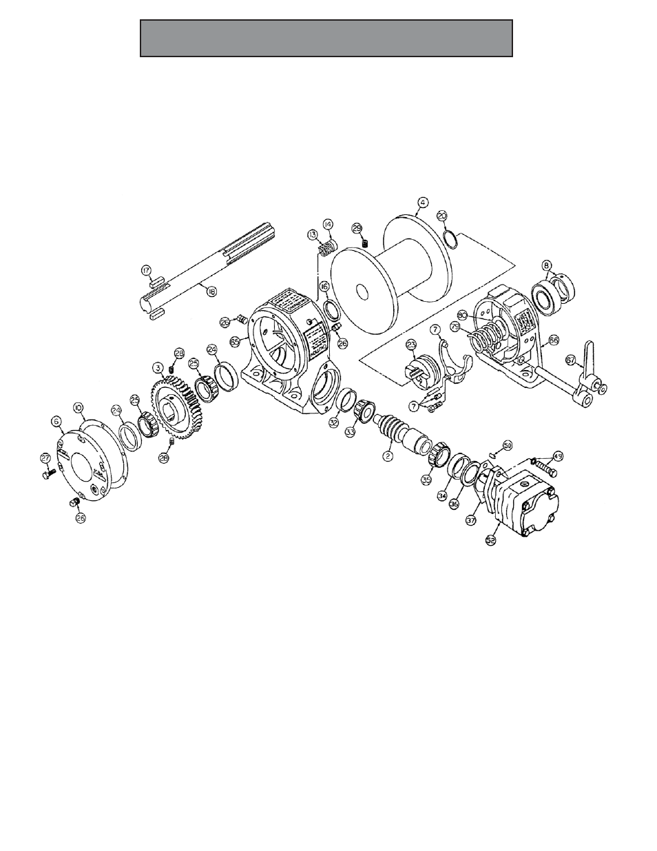 100k-2gsr winch assembly | Hawk Industries Hawkjaw Sr. Manual 100K-2GSR Serial Numbers 121 to 140 User Manual | Page 163 / 192