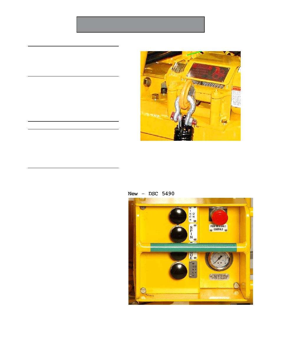Winch hook-up | Hawk Industries Hawkjaw Sr. Manual 100K-2GSR Serial Numbers 121 to 140 User Manual | Page 17 / 192