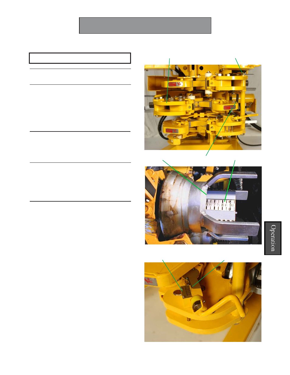 Adjust for break out | Hawk Industries Hawkjaw Sr. Manual 100K-2GSR Serial Numbers 121 to 140 User Manual | Page 26 / 192