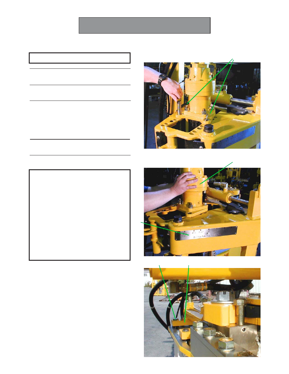 Adjust for break out | Hawk Industries Hawkjaw Sr. Manual 100K-2GSR Serial Numbers 121 to 140 User Manual | Page 27 / 192