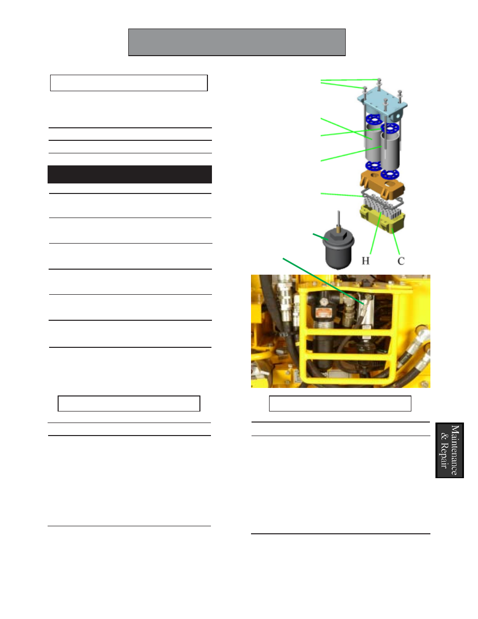 Filter maintenance | Hawk Industries Hawkjaw Sr. Manual 100K-2GSR Serial Numbers 121 to 140 User Manual | Page 36 / 192