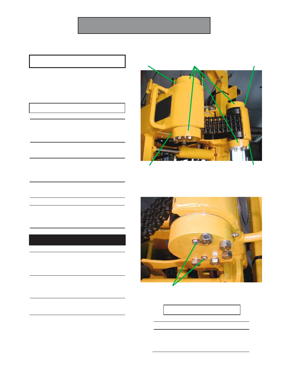 Spinner maintenance | Hawk Industries Hawkjaw Sr. Manual 100K-2GSR Serial Numbers 121 to 140 User Manual | Page 45 / 192