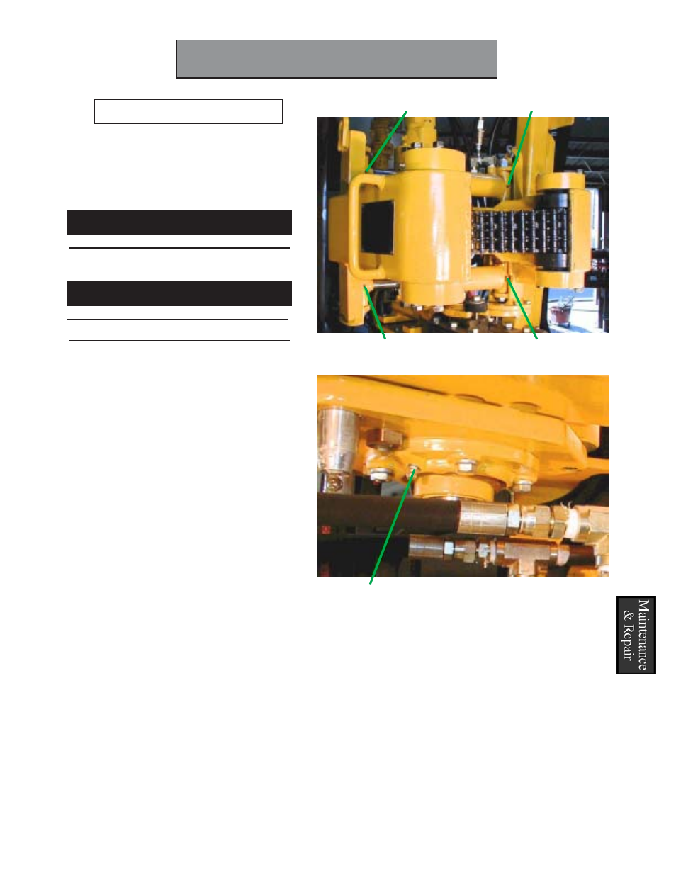 Spinner maintenance | Hawk Industries Hawkjaw Sr. Manual 100K-2GSR Serial Numbers 121 to 140 User Manual | Page 46 / 192