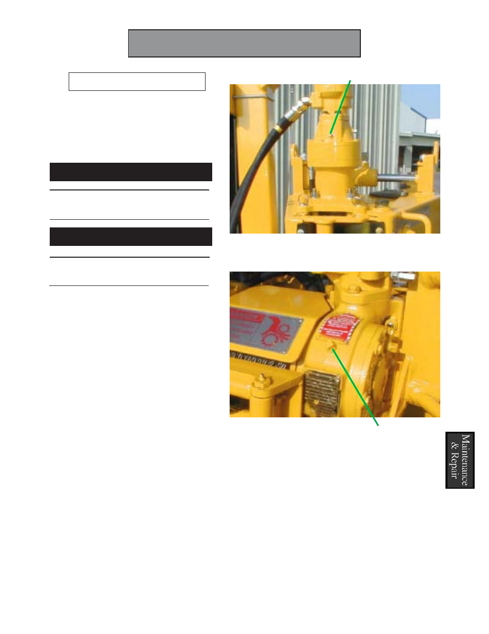 Spinner maintenance | Hawk Industries Hawkjaw Sr. Manual 100K-2GSR Serial Numbers 121 to 140 User Manual | Page 48 / 192