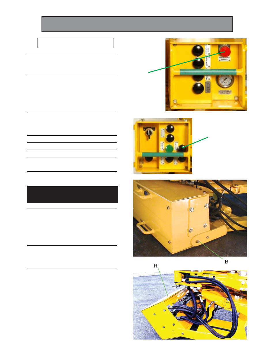 Main hydraulic block fitting and hose access | Hawk Industries Hawkjaw Sr. Manual 100K-2GSR Serial Numbers 121 to 140 User Manual | Page 65 / 192