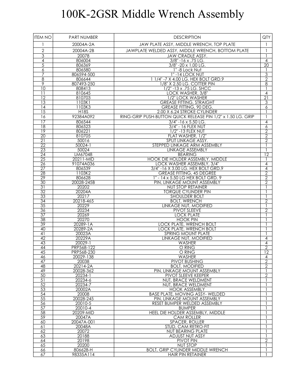 650lggoh:uhqfk$vvhpeo, Drawings 83 | Hawk Industries Hawkjaw Sr. Manual 100K-2GSR Serial Numbers 121 to 140 User Manual | Page 84 / 192