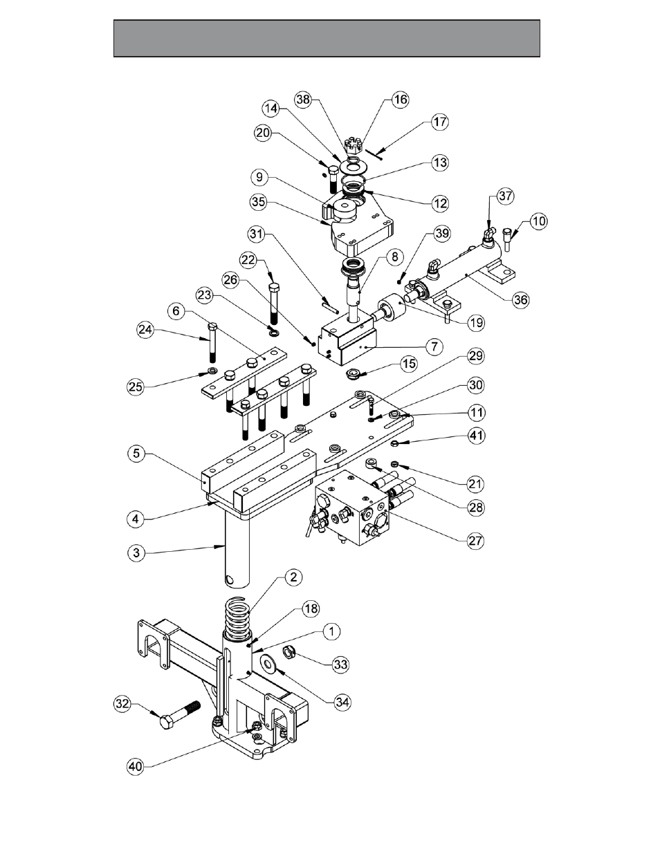 100k-2gsr spinner mount assembly | Hawk Industries Hawkjaw Sr. Manual 100K-2GSR Serial Numbers 121 to 140 User Manual | Page 95 / 192