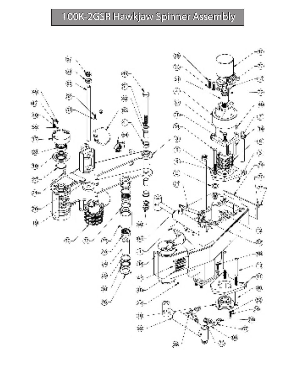 Hawk Industries Hawkjaw Sr. 100K-2GSR M100K Serial Numbers 141 to 200 User Manual | Page 100 / 215