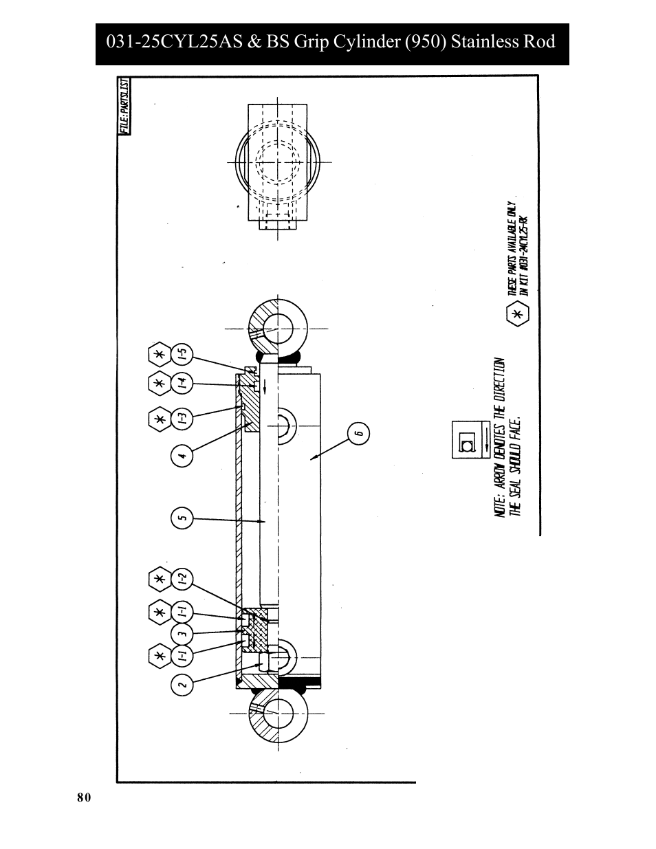 Hawk Industries Spinner Manual 550 HYDRAULIC Serial Numbers 1 to 205 User Manual | Page 80 / 81