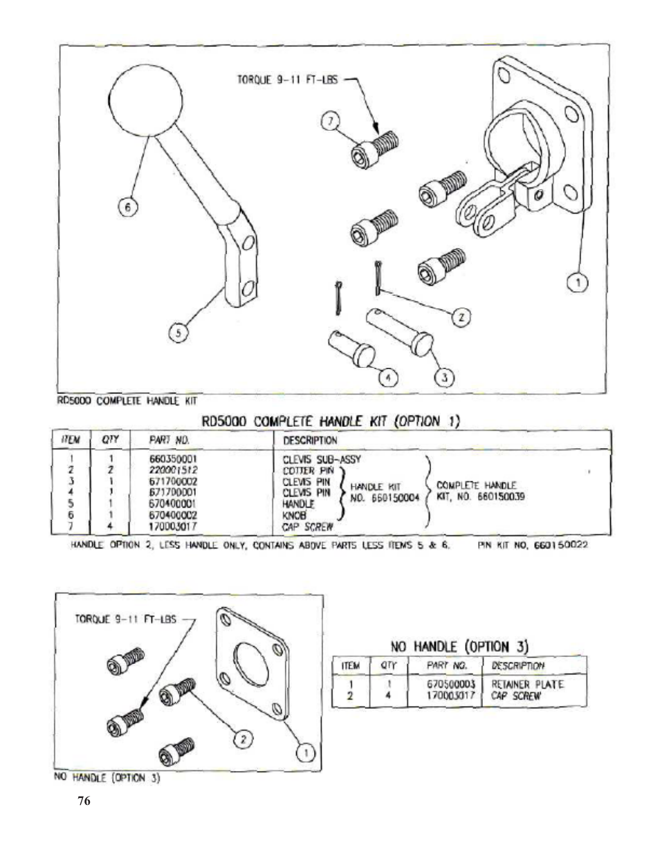 Hawk Industries Spinner Manual 550 PNEUMATIC Serial Numbers 106 to 210 User Manual | Page 76 / 101