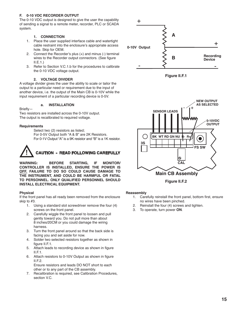 Main cb assembly 15 | Myron L 729II User Manual | Page 19 / 76