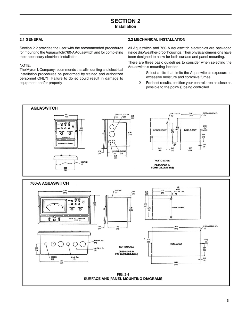 Myron L 760-A Aquaswitch User Manual | Page 5 / 18