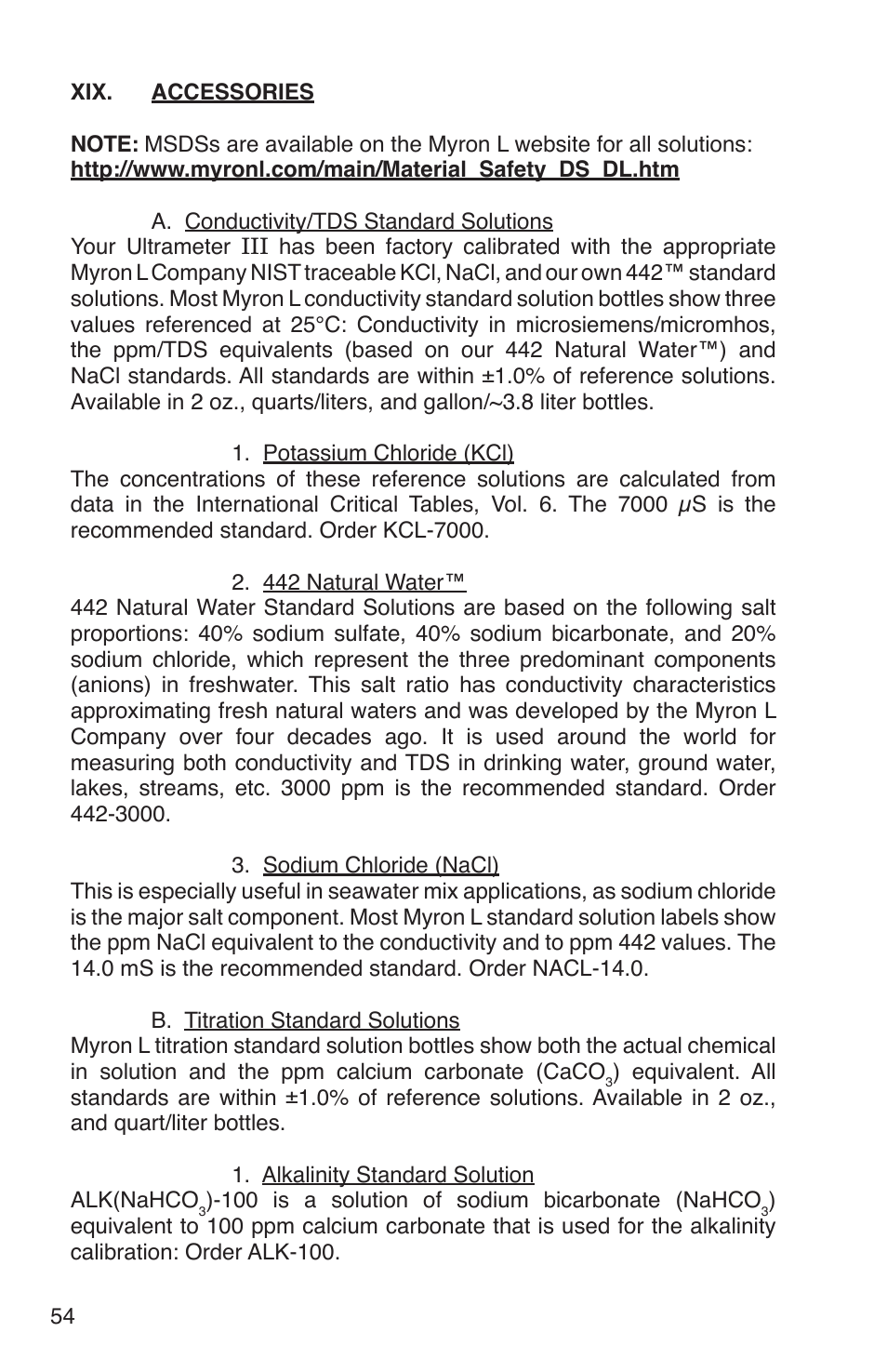 Myron L 9PTK User Manual | Page 58 / 76