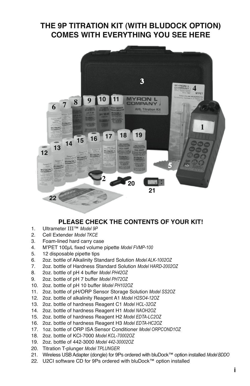 Myron L 9PTK with FCE Free Chlorine User Manual | Page 3 / 76