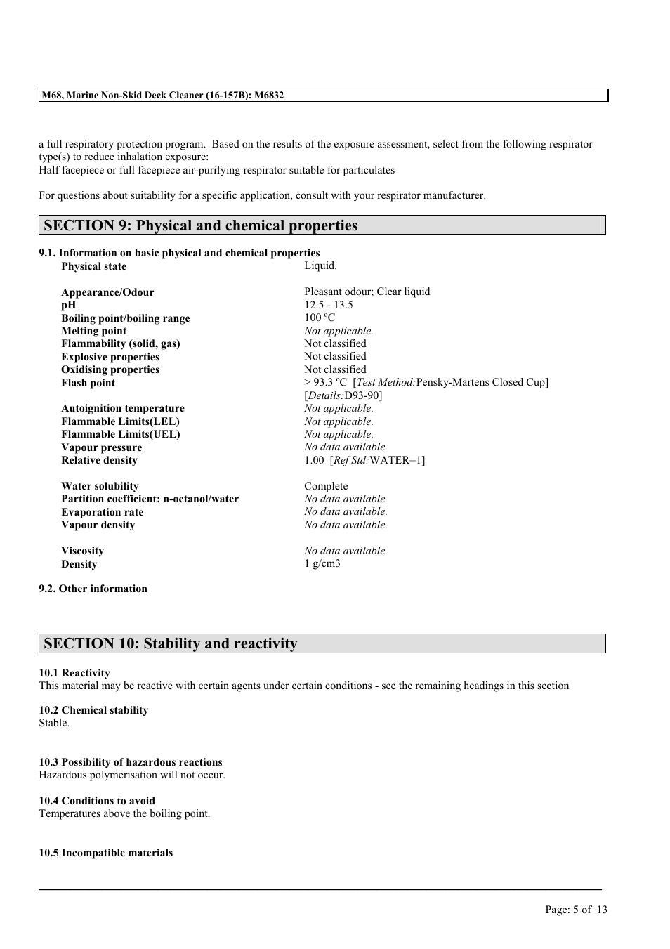 MEGUIAR'S M68 User Manual | Page 5 / 13
