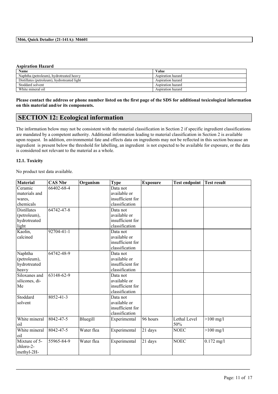 MEGUIAR'S M66 User Manual | Page 11 / 17