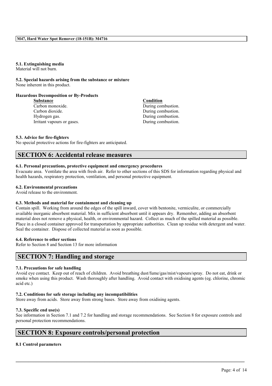 MEGUIAR'S M47 User Manual | Page 4 / 14