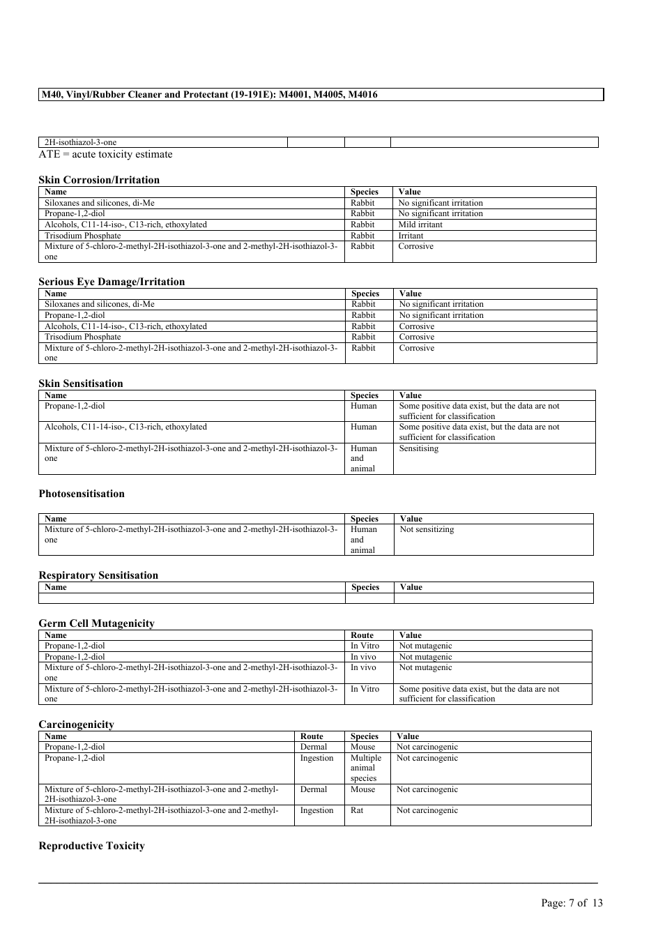 MEGUIAR'S M40 User Manual | Page 7 / 13