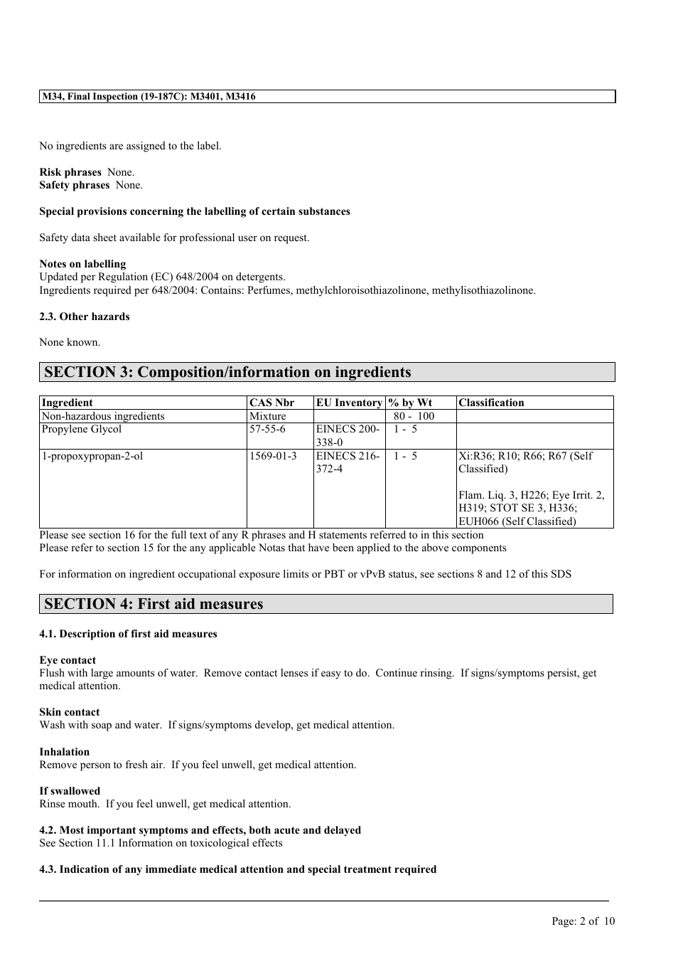 MEGUIAR'S M34 User Manual | Page 2 / 10