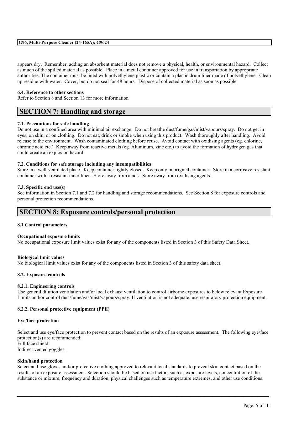 MEGUIAR'S G96 User Manual | Page 5 / 11